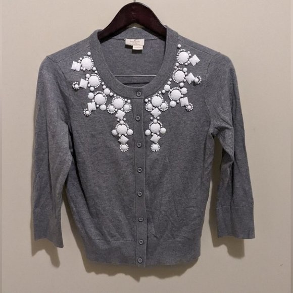 Kate Spade Dree Embellished Cardigan - Picture 2 of 8